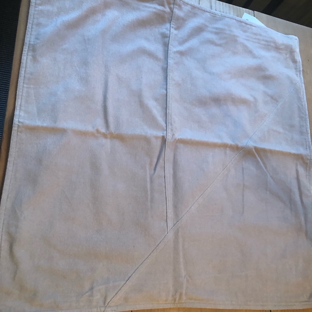 NWT Set of 2: West Elm Washed Cotton Velvet Covers in Stone Gray